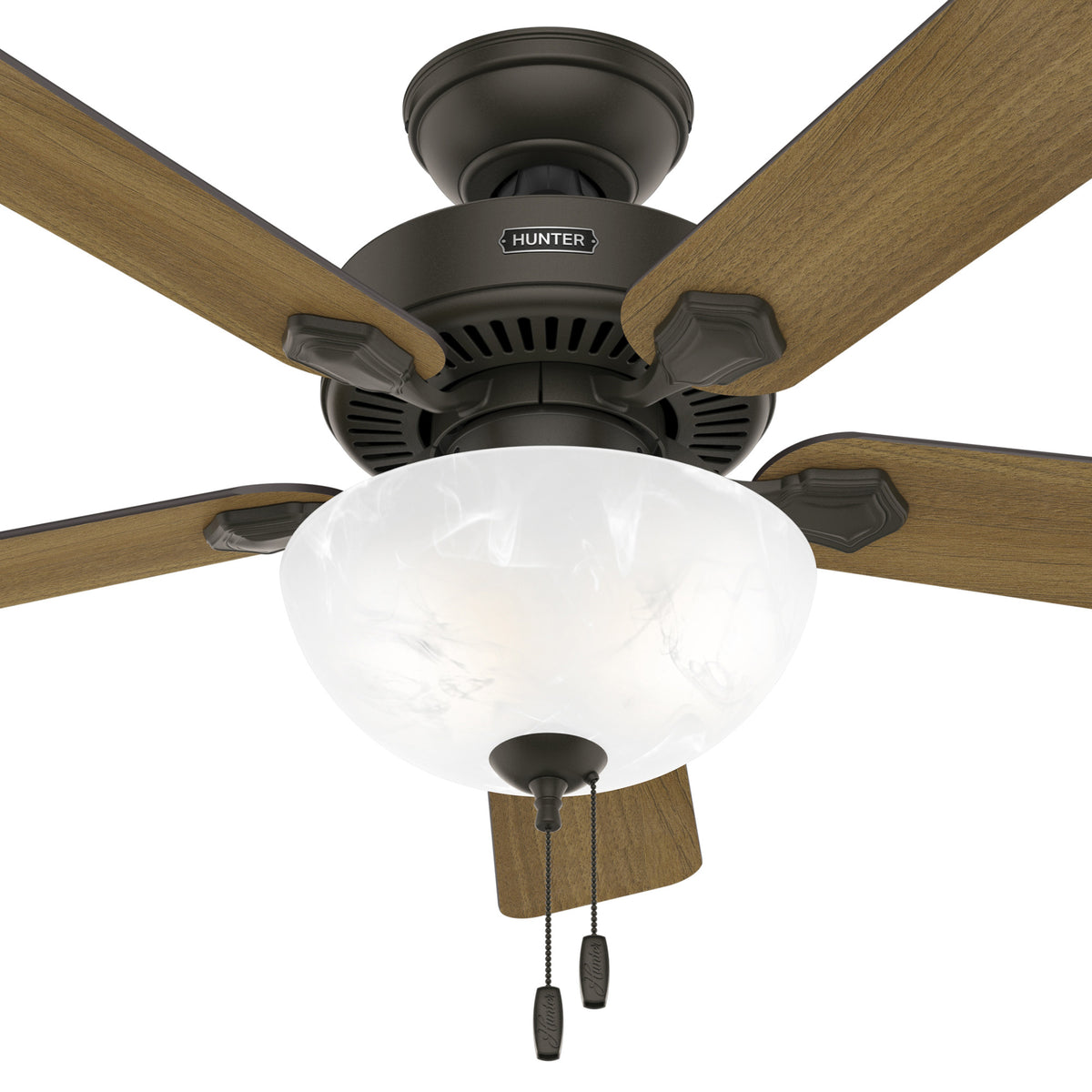 44 inch Swanson ENERGY STAR® New Bronze Ceiling Fan with LED Light Kit and Pull Chain