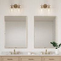 13.75'' Ashford Modern Gold 2 Light Bath Vanity