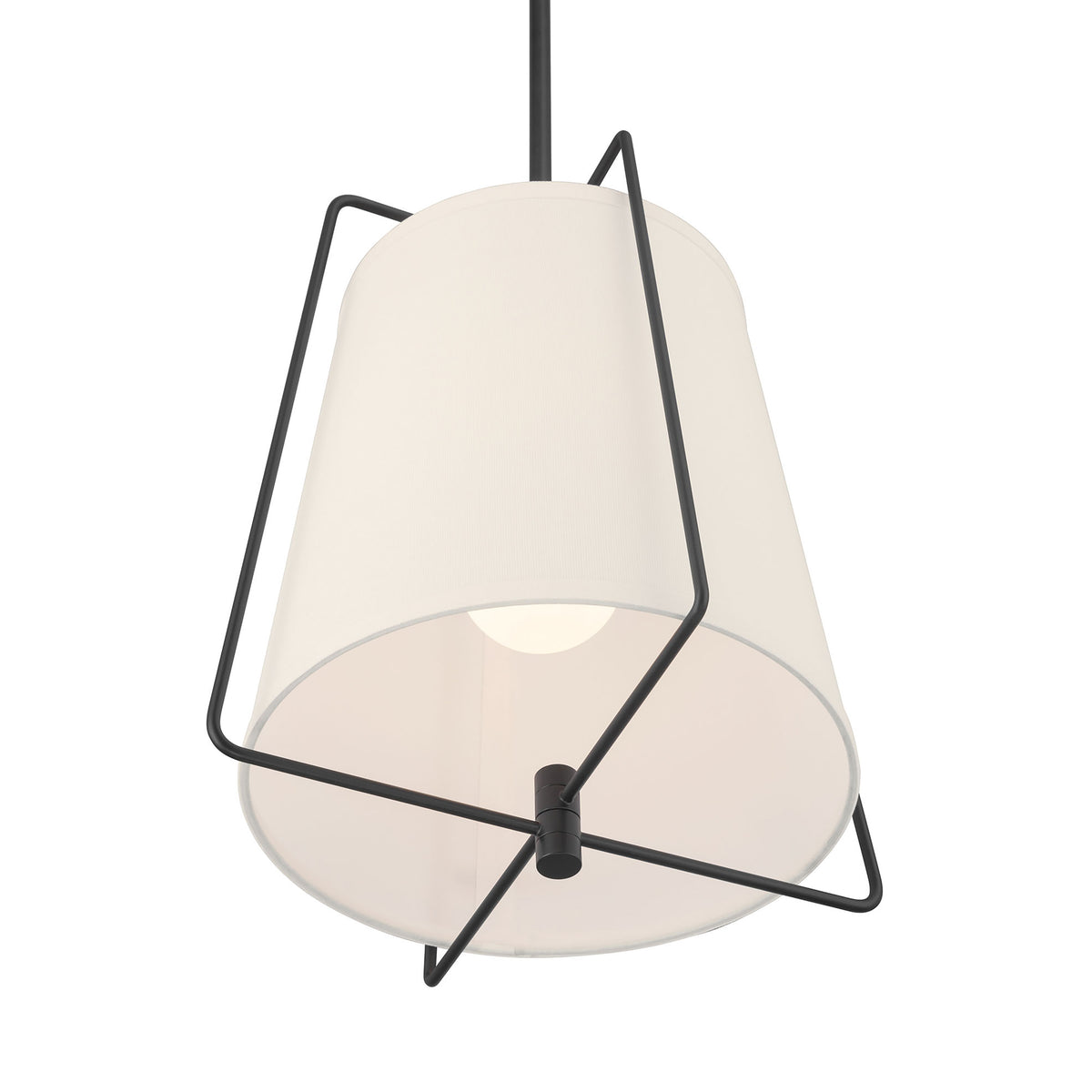 15.5'' Vellinor Matte Black 1 Light Pendant