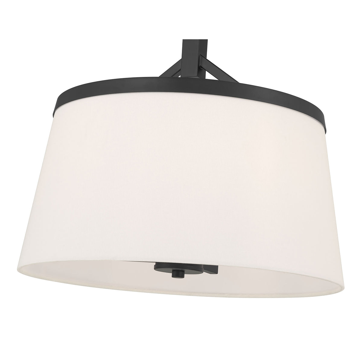 13.75'' Montrine Matte Black 3 Light Pendant