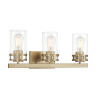 22'' Lunden Modern Gold 3 Light Bath Vanity