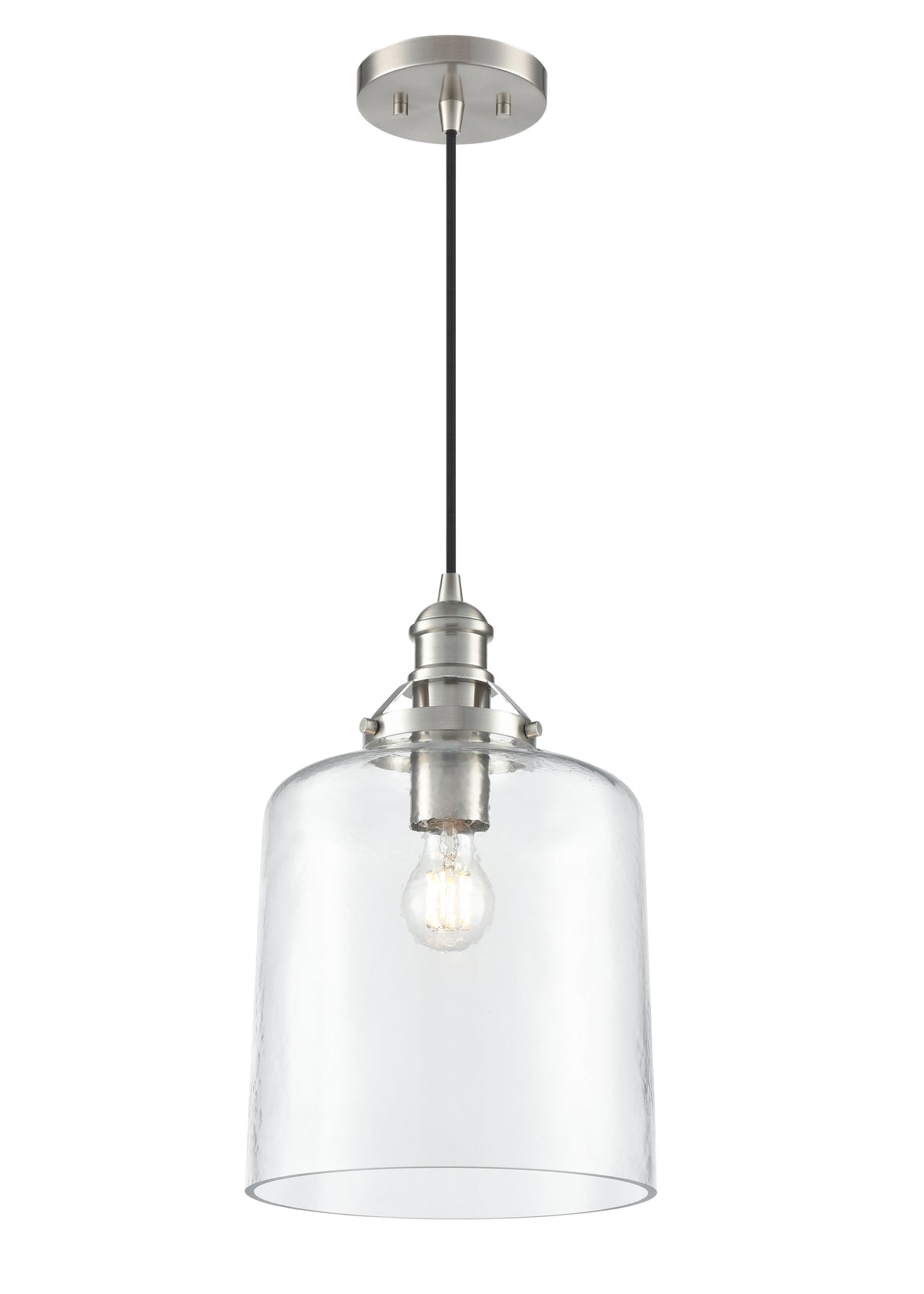 15.75'' Khrisa Brushed Nickel 1 Light Pendant