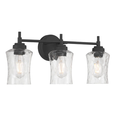 21'' Clarvyn Matte Black 3 Light Bath Vanity