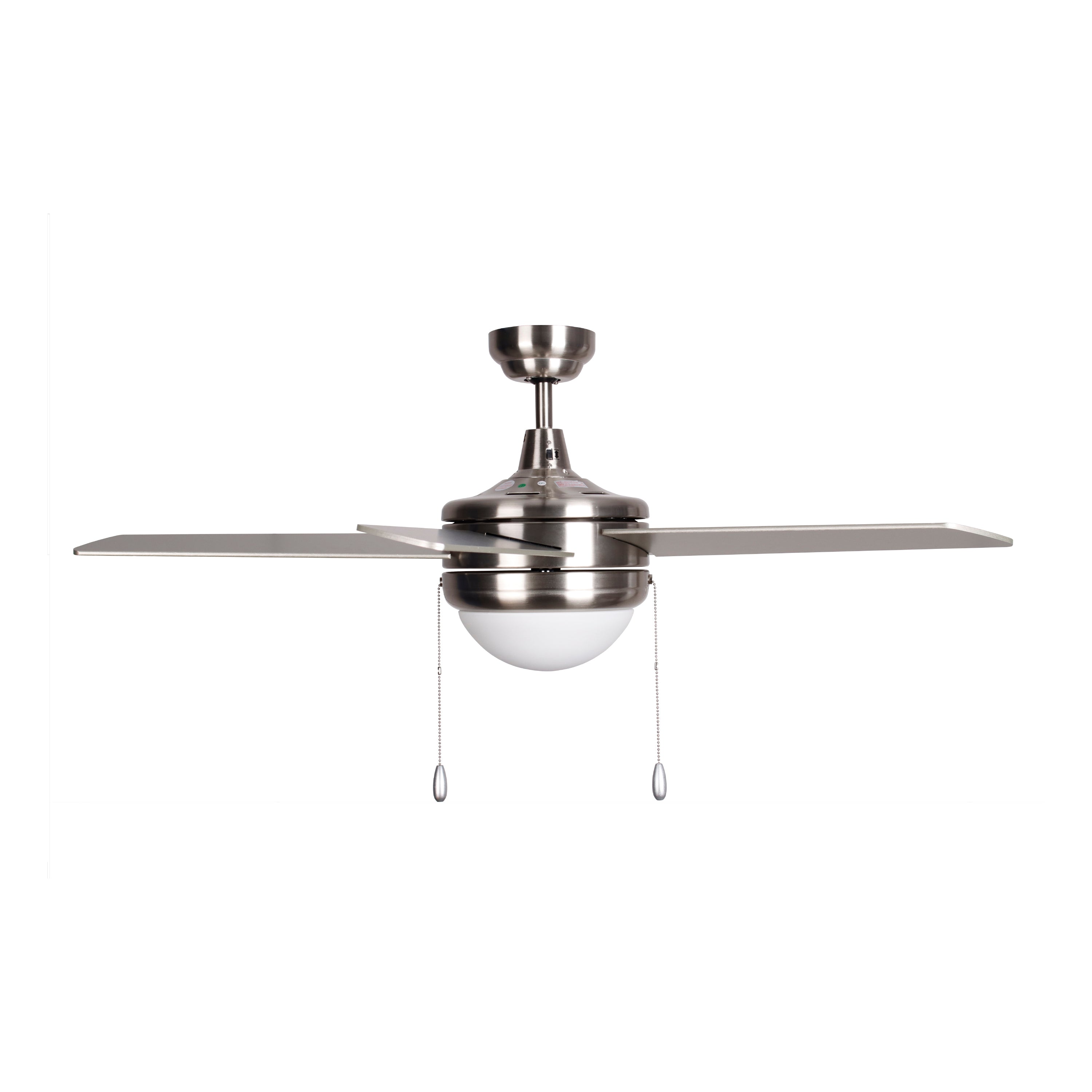 44 Inch Mirage II AC Brushed Nickel Indoor Ceiling Fan 5-Blade Reversible