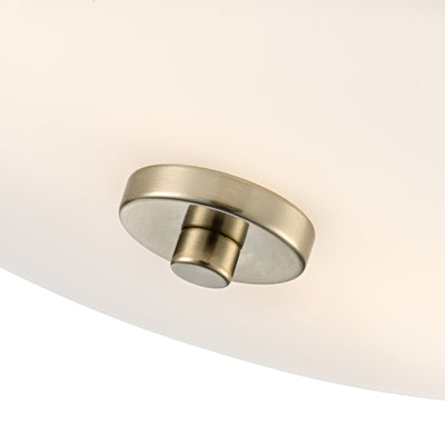 10'' Verlana Modern GoldEtched Opal 2 Light Semi-Flush Mount