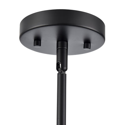 20.75'' Elise Matte Black 3 Light Pendant