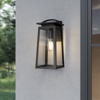 6'' Kendrix Powder Coated Black 1 Light Lantern