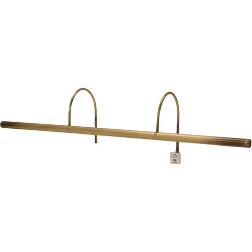 36-inch Slim-Line Polished Brass Plug-In Picture Light
