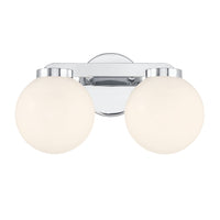 14'' Ardeva Chrome 2 Light Bath Vanity