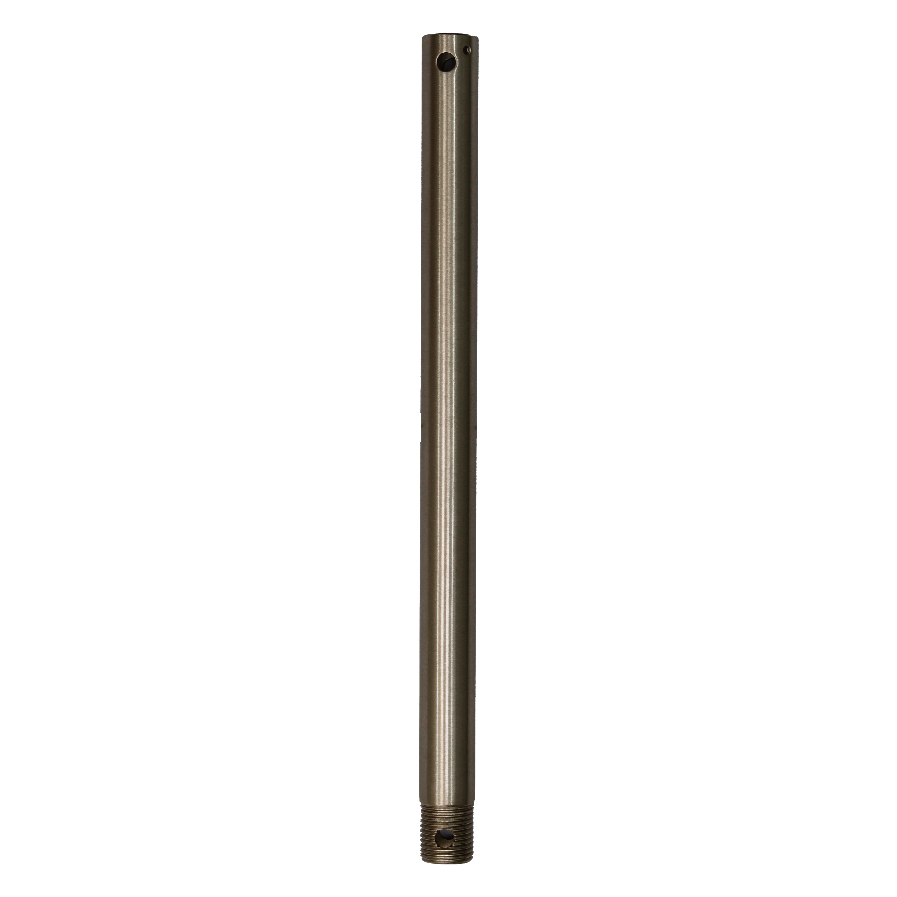 12-inch Brushed Nickel Fan Downrod with 120V Input