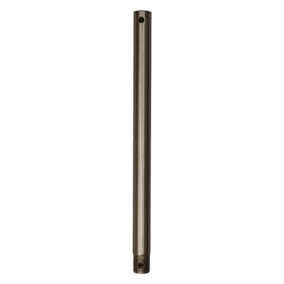 12-inch Brushed Nickel Fan Downrod with 120V Input