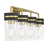 28'' Marbridge Vintage Brass 4 Light Bath Vanity