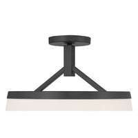 13.75'' Montrine Matte Black 3 Light Pendant