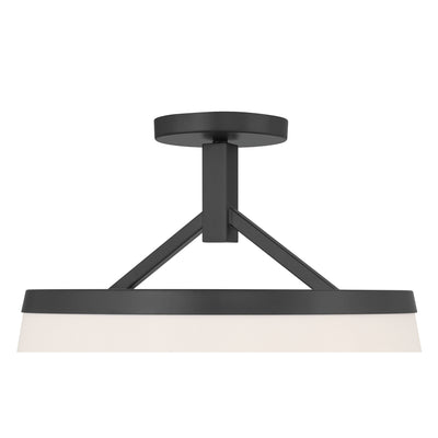 13.75'' Montrine Matte Black 3 Light Pendant