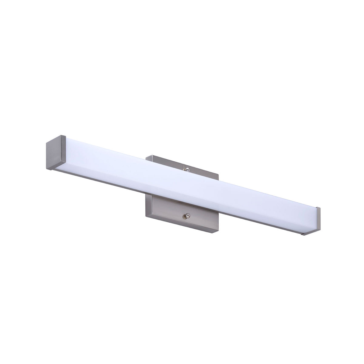24-inch Brushed Nickel Cylinder Bath Bar Vanity Light