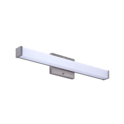 24-inch Brushed Nickel Cylinder Bath Bar Vanity Light