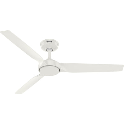 52 inch Zentech Wi-Fi ENERGY STAR® Fresh White Damp Rated LED Ceiling Fan with Remote