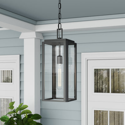 19.5'' Alpharetta Powder Coated Black 1 Light Hanging Lantern