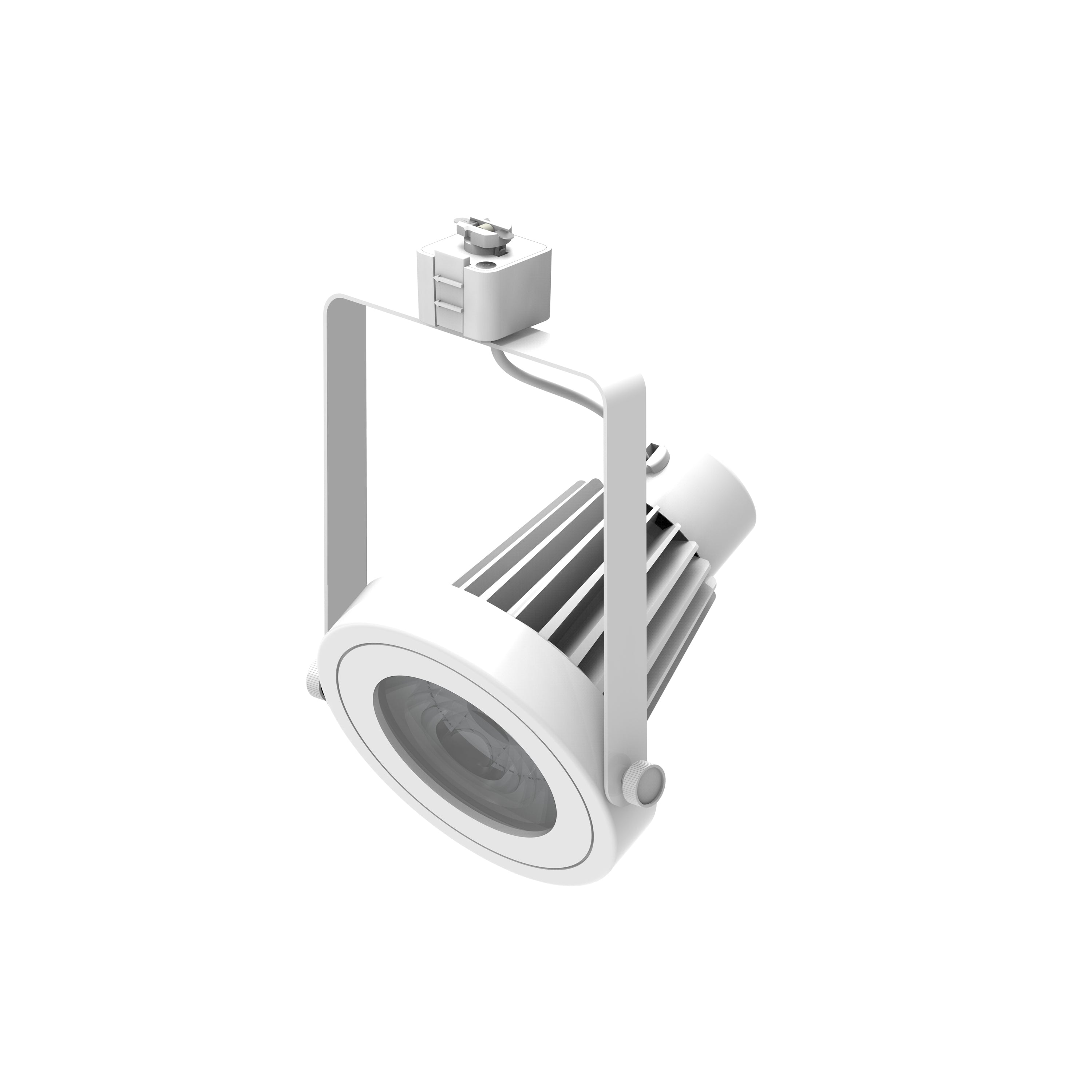5-inch White Track Head