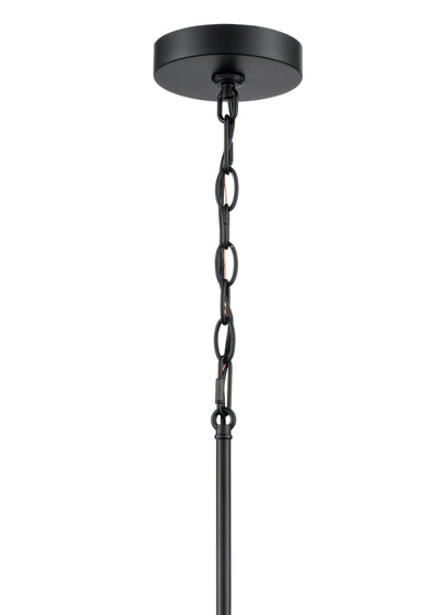 15'' Strayhan Matte Black 3 Light Chandelier
