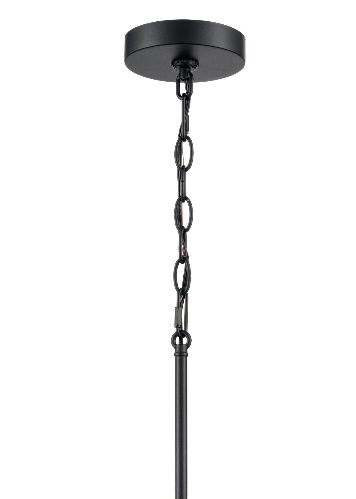 15'' Strayhan Matte Black 3 Light Chandelier