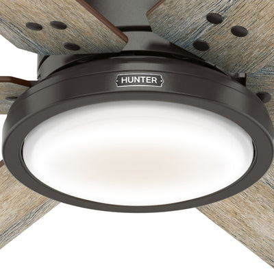 60 inch Warrant ENERGY STAR® Noble Bronze Ceiling Fan with LED Light Kit and Wall Control