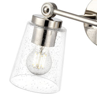 13.5'' Lauryn Polished Nickel 2 Light Bath Vanity