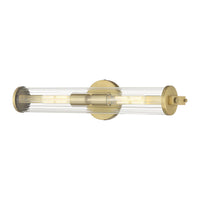 22.75'' Cylora Vintage Brass 2 Vanity Light