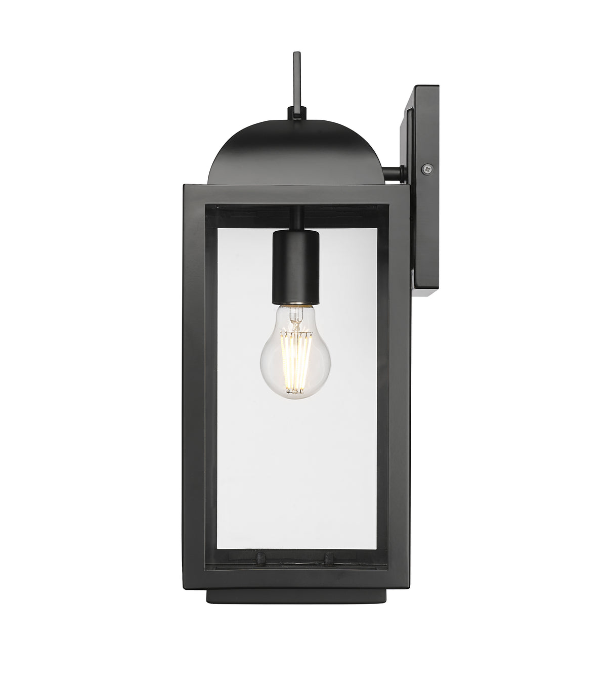 7'' Beaufort Powder Coated Black 1 Light Wall Sconce