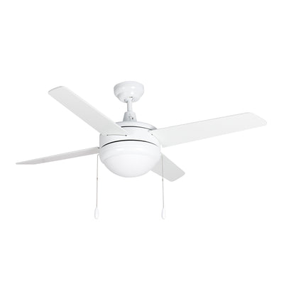 44 Inch 4-Blade Ceiling Fan 4-Blade 1 Lights
