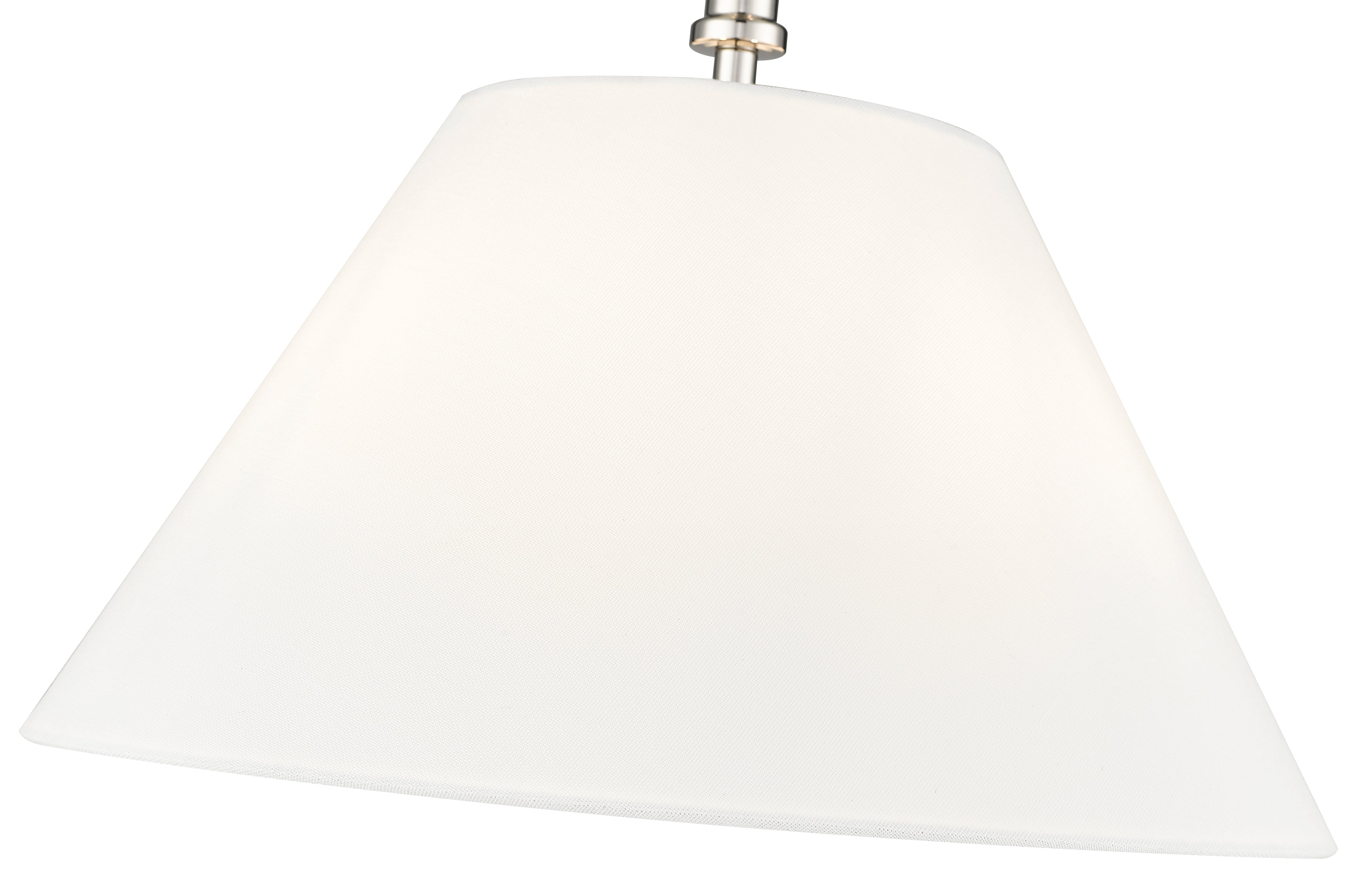 13.25'' Adorra Polished NickelWhite 3 Light Semi-Flush Mount