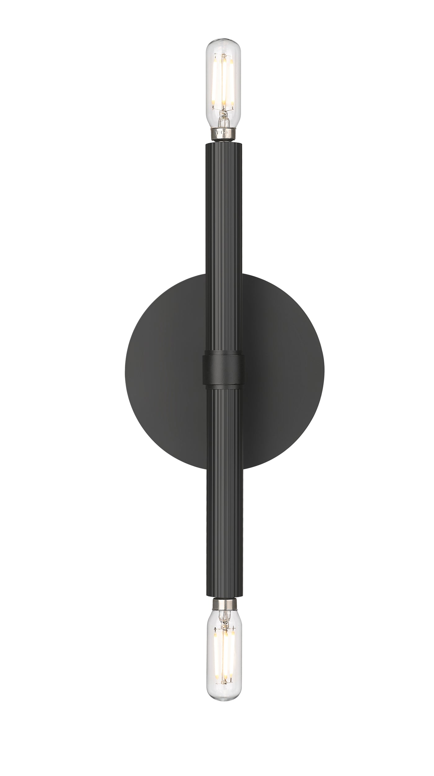 12.25'' Skyva Matte Black 2 Light Wall Sconce