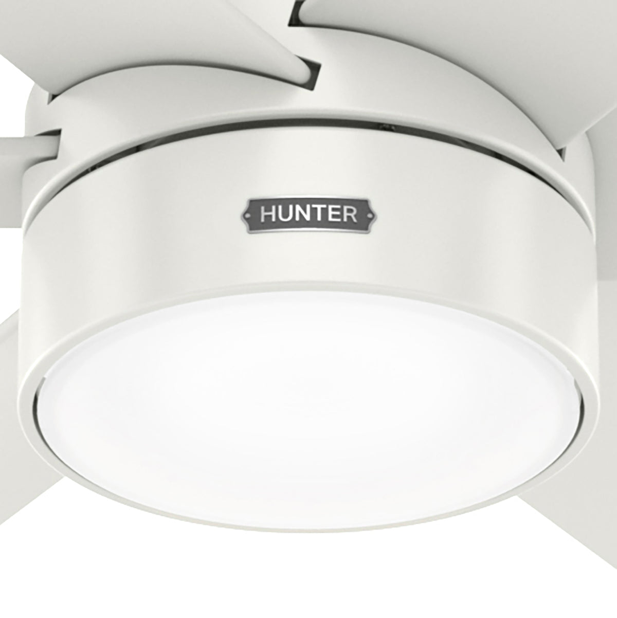 72 inch Solaria ENERGY STAR® Fresh White Damp Rated Ceiling Fan with LED Light Kit and Wall Control