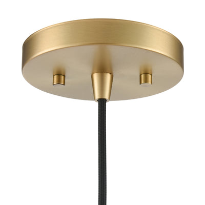15.75'' Khrisa Vintage Brass 1 Light Pendant