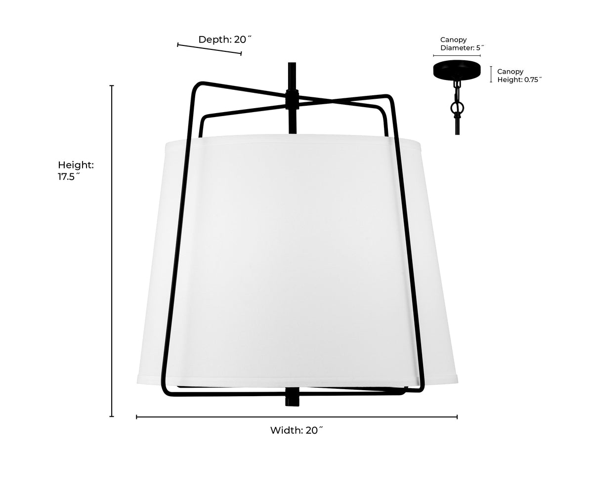 17.75'' Vellinor Vintage Brass 3 Light Pendant