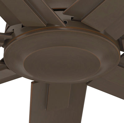 60 inch Downtown ENERGY STAR® Matte Bronze Damp Rated Ceiling Fan and Wall Control
