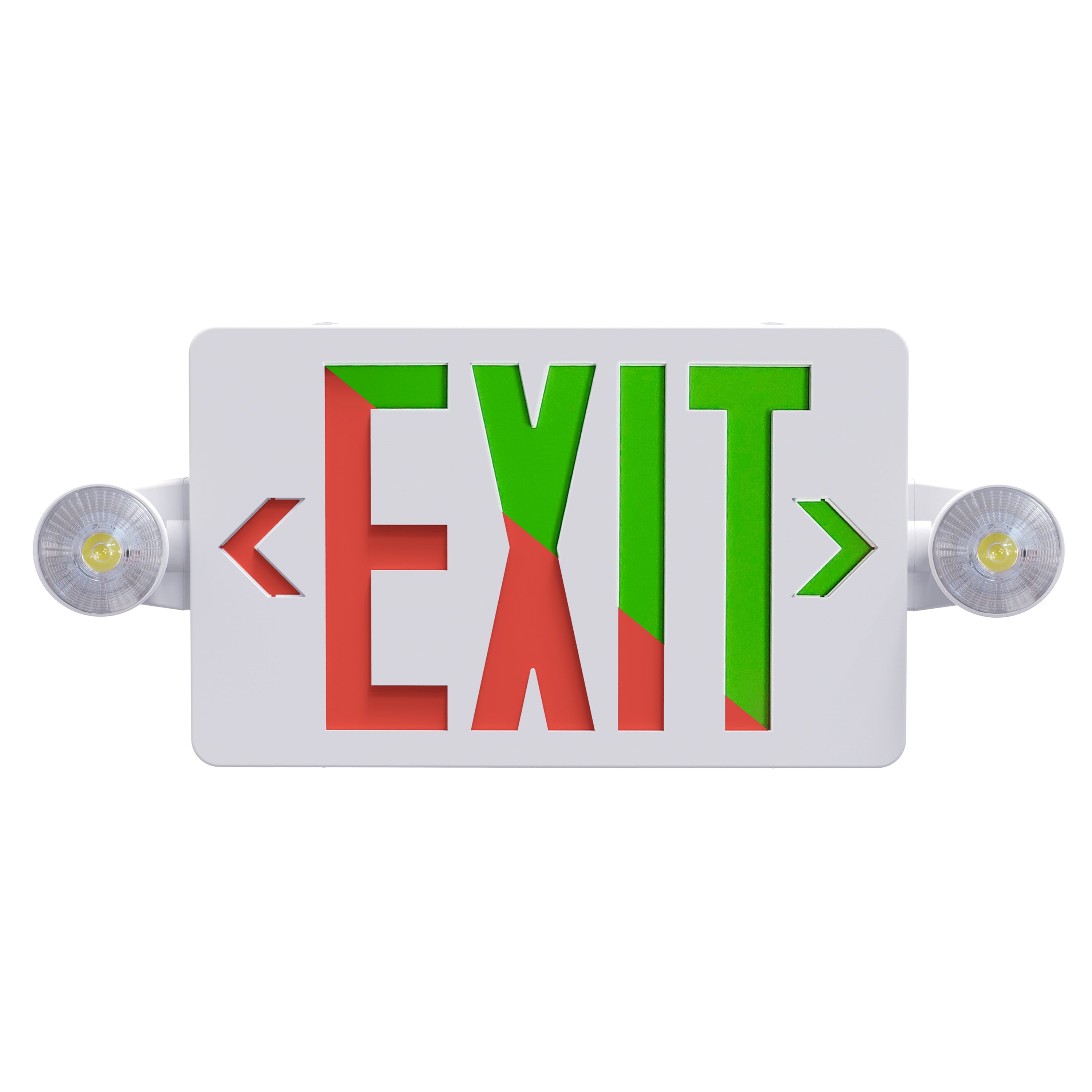 16.75-inch White Exit and Emergency Combo Light with 2.8W Output