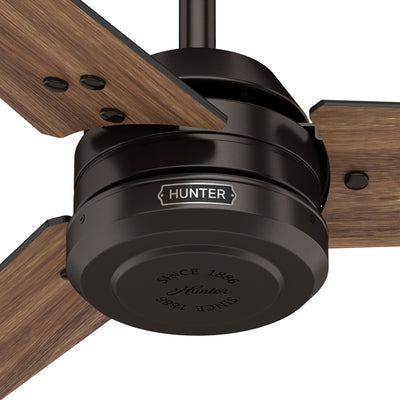 60 inch Cassius ENERGY STAR® Premier Bronze Damp Rated Ceiling Fan and Wall Control