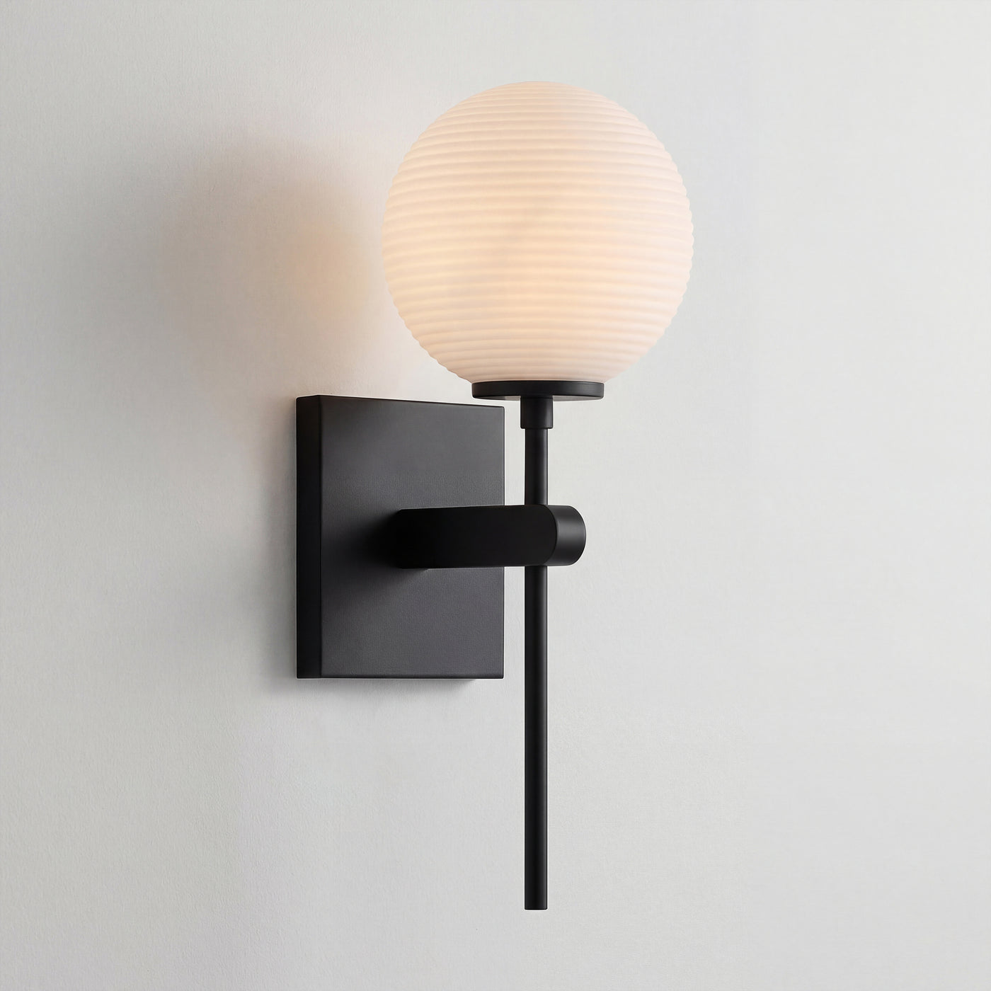 6'' Coretta Matte Black 1 Light Wall Sconce