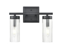 12.5'' Iversen Matte Black 2 Light Bath Vanity
