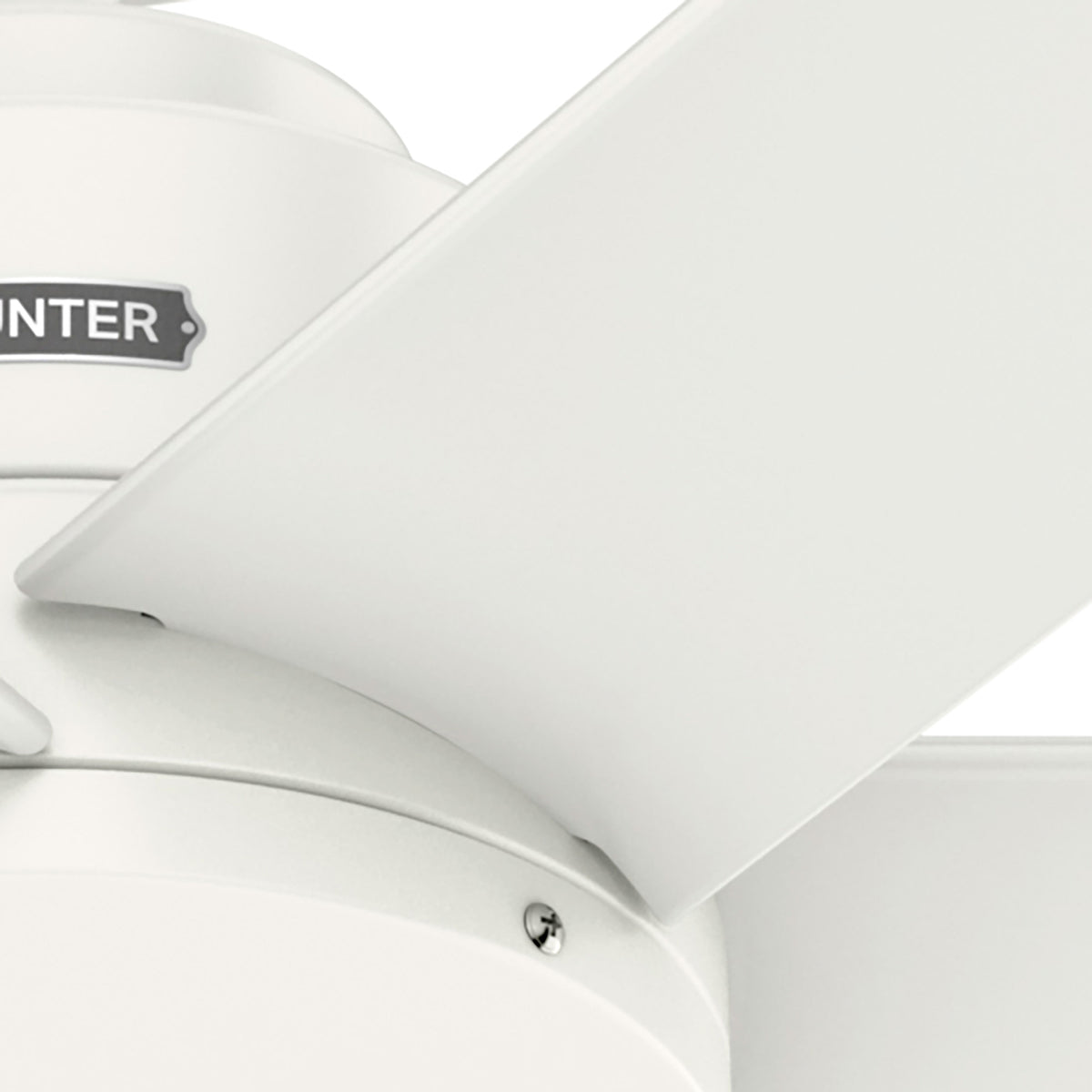 52 inch Kennicott Fresh White Damp Rated Ceiling Fan and Wall Control