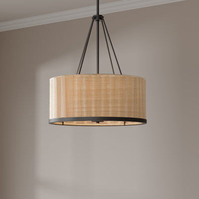 26.5'' Namiro Matte Black 6 Light Pendant