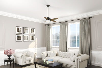 44 inch Swanson ENERGY STAR® New Bronze Ceiling Fan with LED Light Kit and Pull Chain