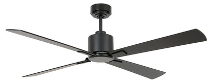 52 Inch DC Black Fan with Remote
