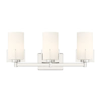 22'' Froselle Polished Nickel 3 Light Bath Vanity