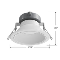 6-inch White Commercial Wall Light with 3-CCT Selectable White