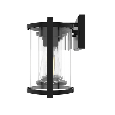Astwood 24.25-inch 3-light Matte Black Vanity Light with Clear Glass