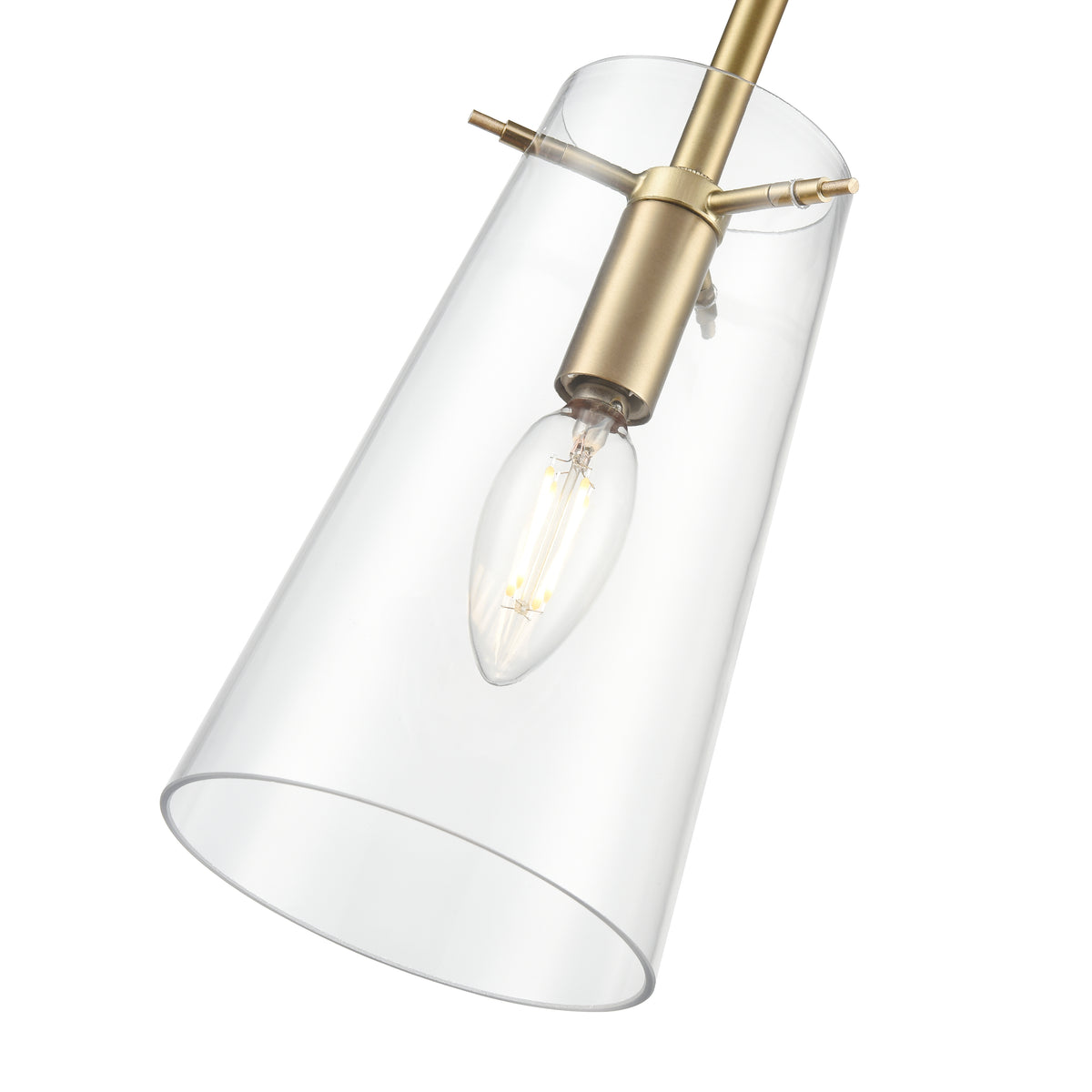 16.5'' Maccan Vintage Brass 1 Light Pendant