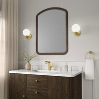 6'' Ardeva Vintage Brass 1 Light Wall Sconce