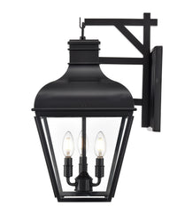 11'' Edenton Matte Black 3 Light Wall Sconce